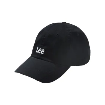 Lee Cotton Baseball Caps Unisex Black