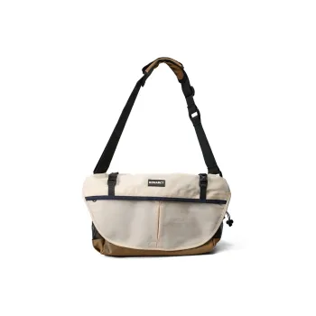 KONADCT Nylon Messenger Bag Commute Bag, Shoulder Bag, Crossbody Bag Large Size Unisex Khaki