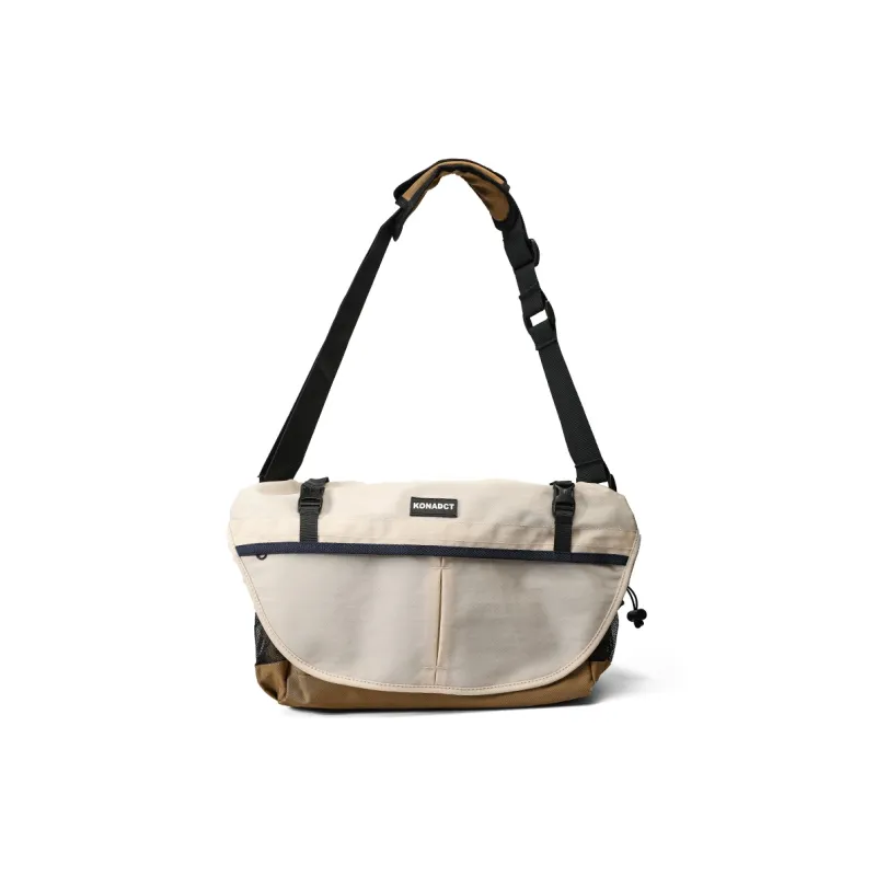 KONADCT Nylon Messenger Bag Commute Bag, Shoulder Bag, Crossbody Bag Large Size Unisex Khaki-0
