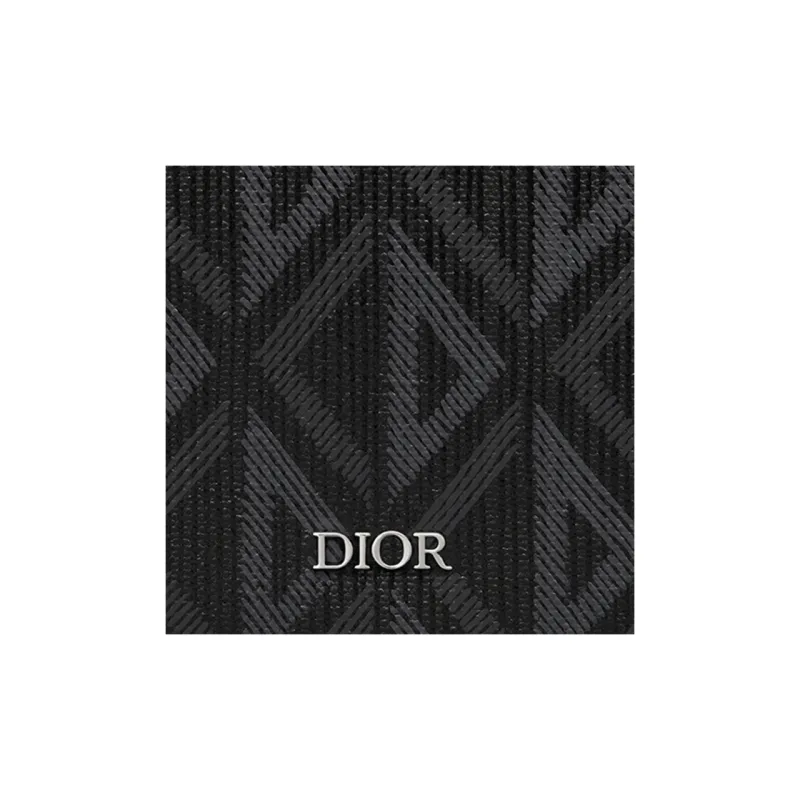DIOR Canvas Strap Handbag, Clutch, Toiletry Bag Men's Black-3