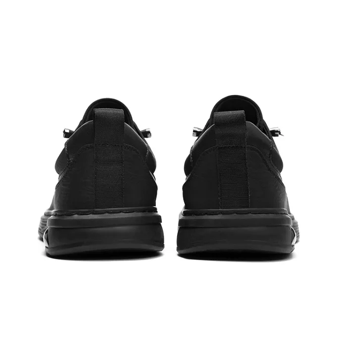 SATCHI SPORT Summer Outwear Style Abrasion Resistant Slip Resistant Commute Casual Shoes Men's Black-3