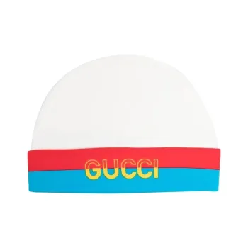 GUCCI Logo Printed Beanie