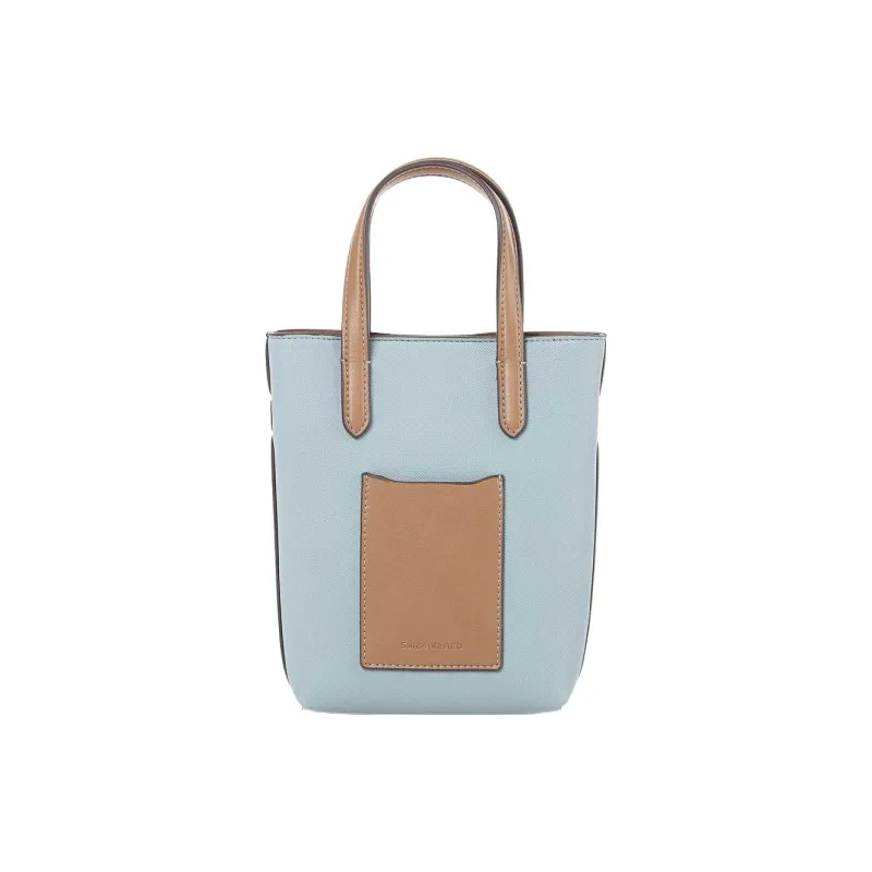 SAMSONITE Polyurethane Bucket Bag Handbag Shoulder Bag Crossbody Bag Mini Women's Lake Blue Color-3