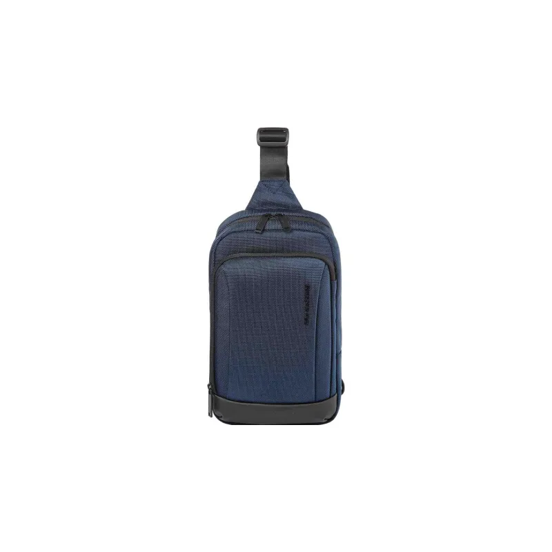 SAMSONITE Polyester Fanny Pack One Shoulder Crossbody Bag Sling Bag Men's Marine Blue-0
