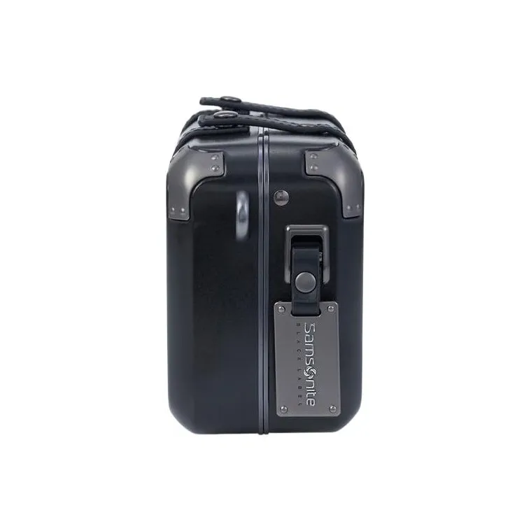 SAMSONITE Polyester With Leather Box Bag, Shoulder Bag Unisex Black-2
