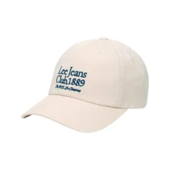 Lee Cotton Baseball Caps Unisex Beige