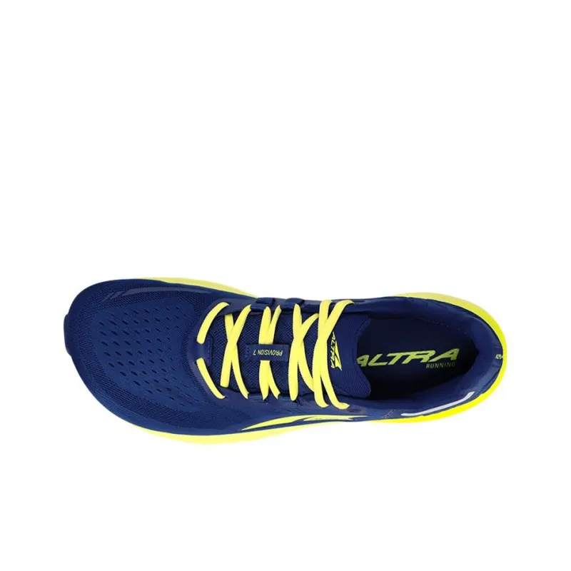 Altra Cushioning Lightweight Low-Top Running Shoes Men's Blue Yellow-3