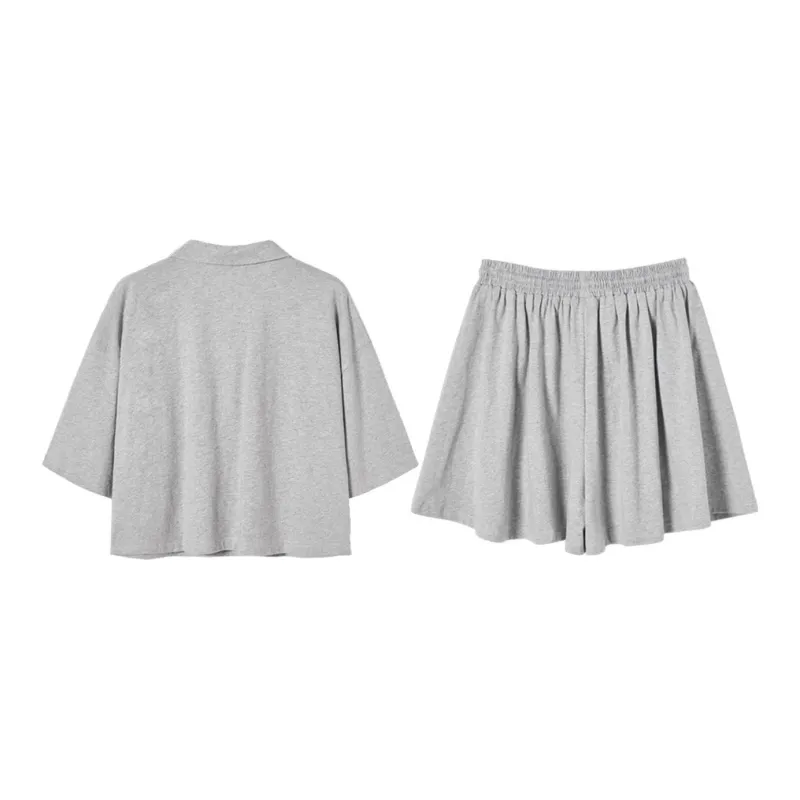 SEENFAAN Two Piece Skirt Sets Women's-1