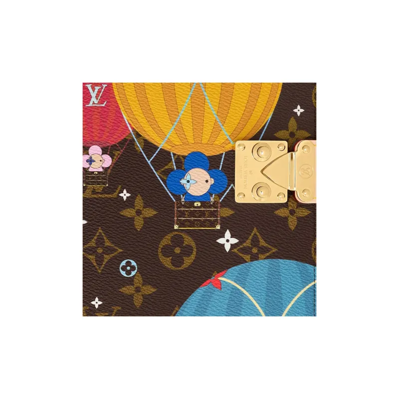LOUIS VUITTON Coated Canvas Notebook Sleeve Bag Accessory Unisex Brown-3