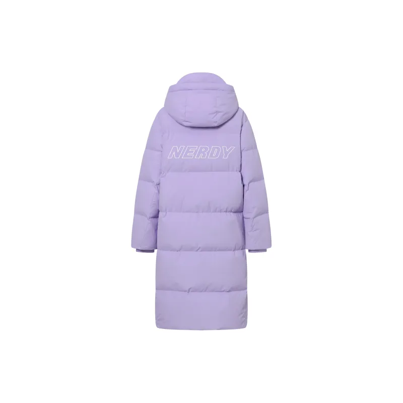 NERDY Down Jacket Unisex Light Purple-1