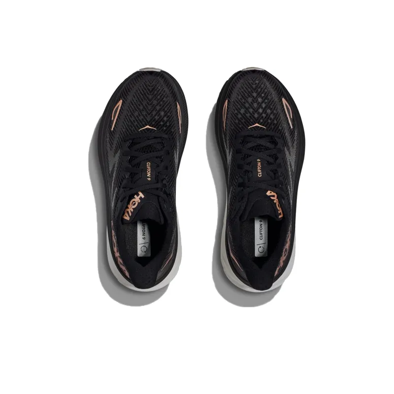HOKA ONE ONE Clifton 9 Black Rose Gold Women's-2