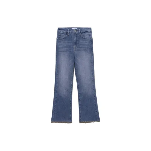 FRAME Mid-rise Flared Jeans