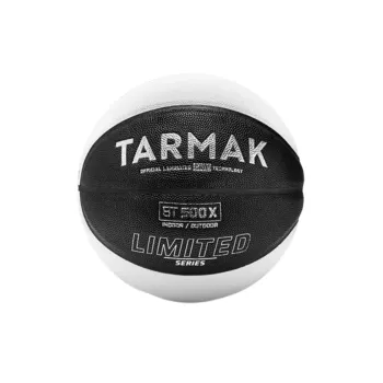 DECATHLON PU Basketball White Black Size 7 Training Unisex
