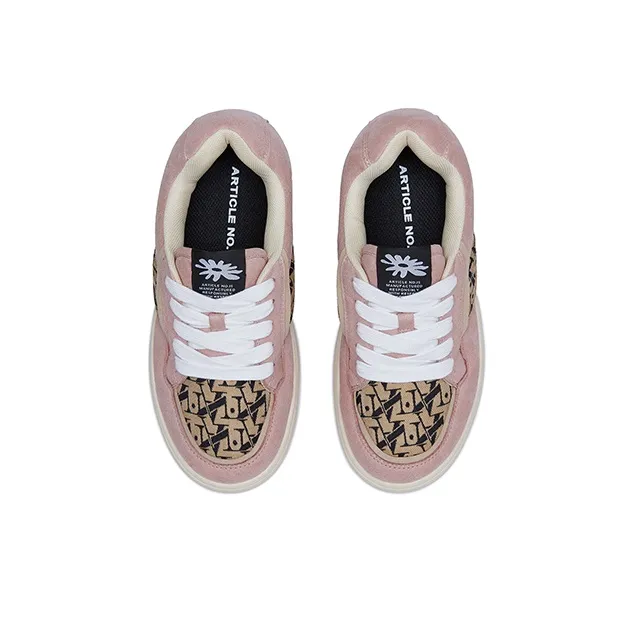 ARTICLE NO. 051X Low Top Skateboard Shoes Unisex Smoky Pink-2