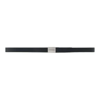 EMPORIO ARMANI Reversible Leather Belt With Logo Buckle