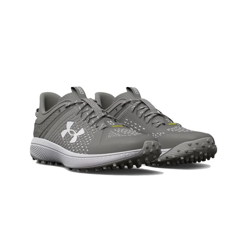 Under Armour Cushioning, Wear Resistant Low Top Training Shoes Men's Gray-2