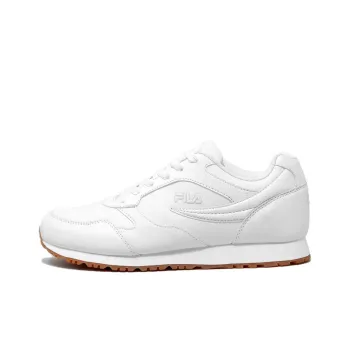 FILA Classico 18 Cushioning Lightweight Low Top Running Shoes Men's White