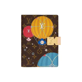 LOUIS VUITTON Coated Canvas Notebook Sleeve Bag Accessory Unisex Brown