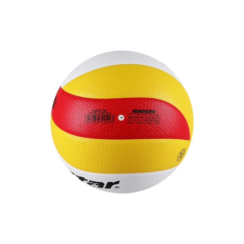 Star Microfiber PU Size 5 Ball Volleyball Unisex Yellow White Red-3