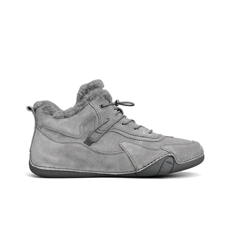 Jeep Warm And Wear Resistant Ankle Length Outdoor Boots Men's Gray-1