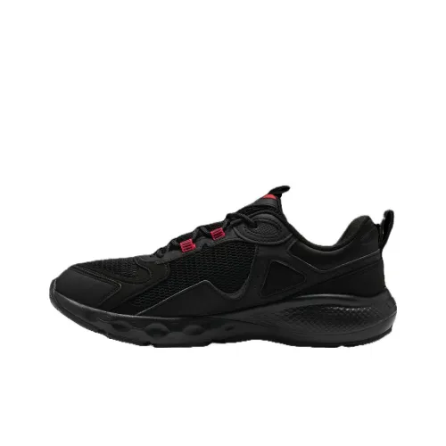 Under Armour Cushioning Wear Resistant Low Top Casual Running Shoes Men's Black