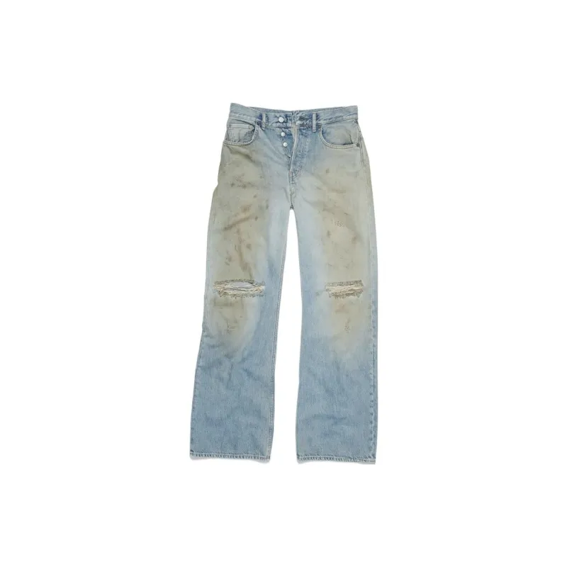 Acne Studios Super Baggy Fit Jeans - 2023 Mid Blue - Cheap Rcj 