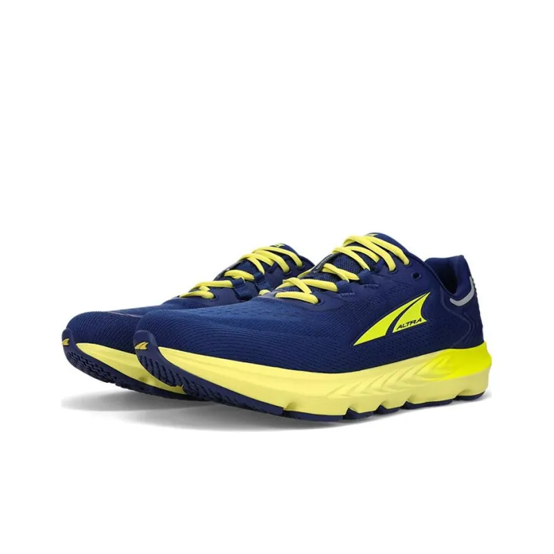Altra Cushioning Lightweight Low-Top Running Shoes Men's Blue Yellow-2