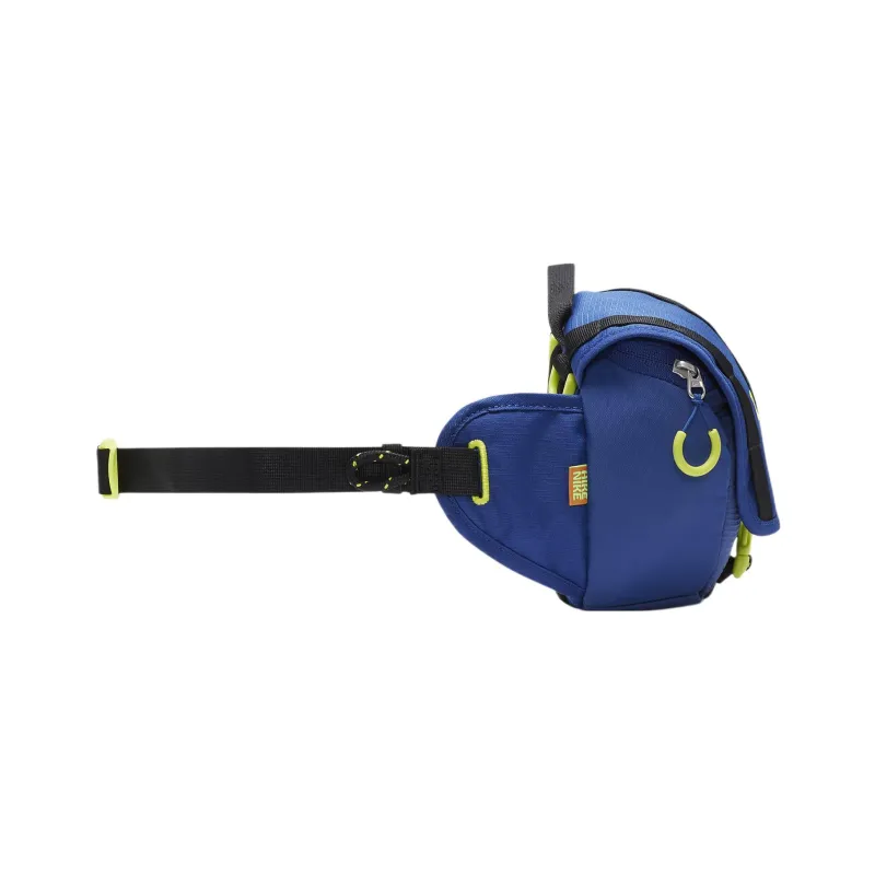 Nike Polyester Nylon Blend Crossbody Fanny Pack Regular Unisex Dark Royal Blue & Atomic Green-1
