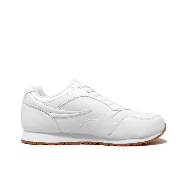FILA Classico 18 Cushioning Lightweight Low Top Running Shoes Men's White-1