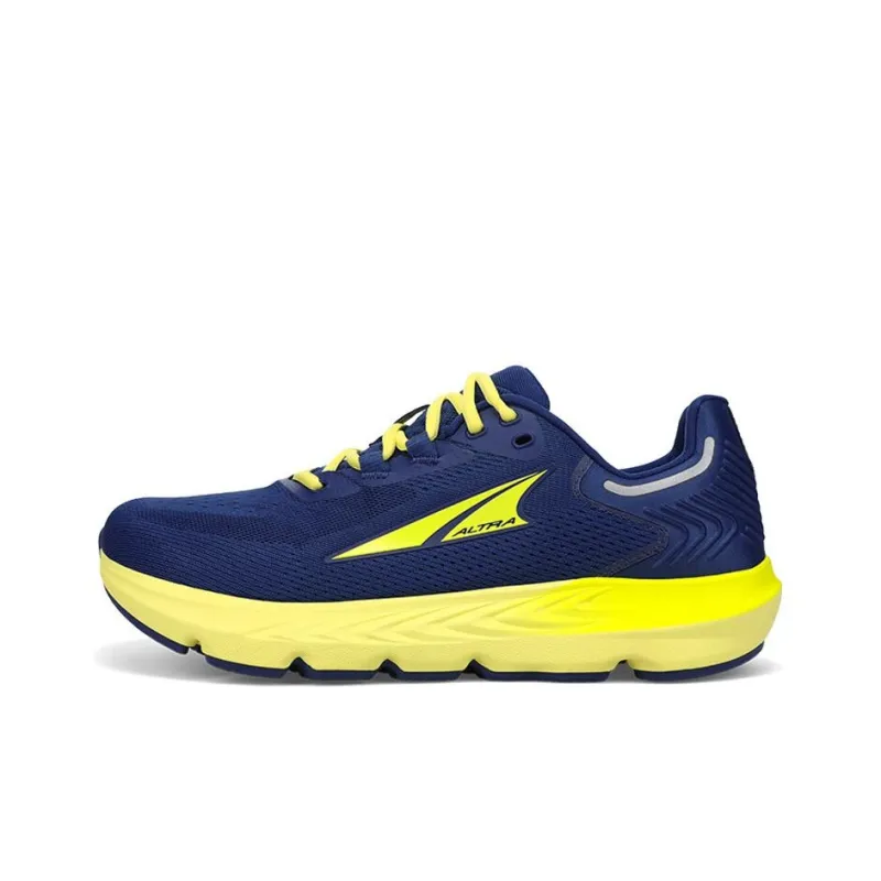 Altra Cushioning Lightweight Low-Top Running Shoes Men's Blue Yellow-0