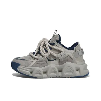 Masongarments Storm 1 Height Increasing Wear Resistant Low Top Chunky Sneakers Unisex Haze Gray