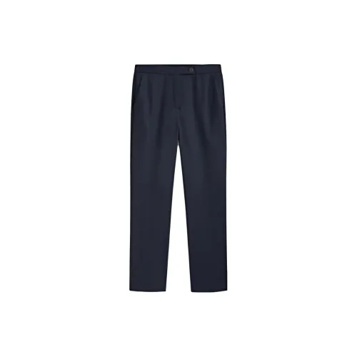 Massimo Dutti Suit Trousers Women's Navy Blue