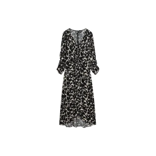 GAP Long-Sleeved Dresses Women's Black