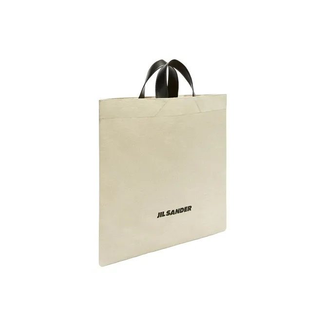 JIL SANDER Logo Printed Large Tote Bag-1