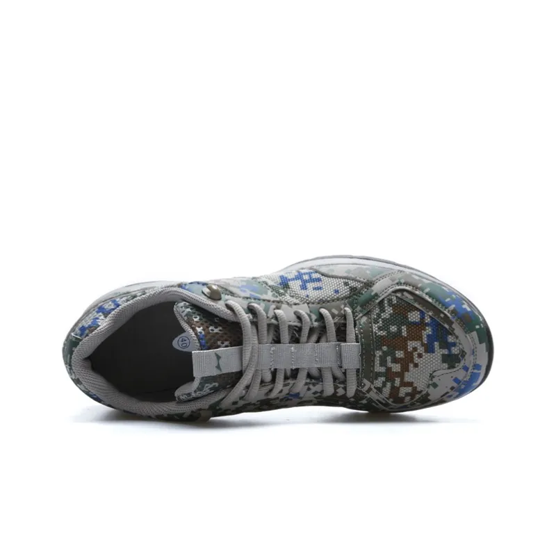HEALTH Camouflage Training Shoes Unisex Low Top Digital Camouflage-3