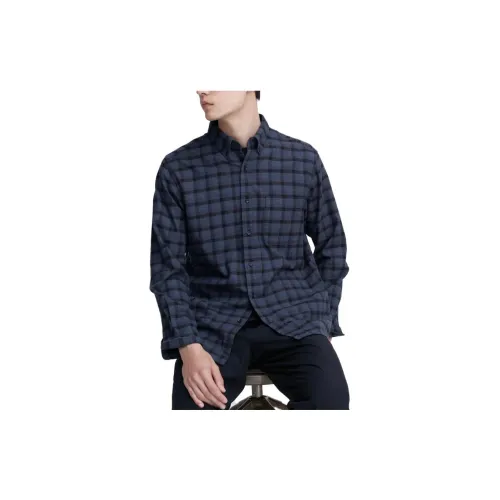 UNIQLO Shirts Men Dark Blue -68