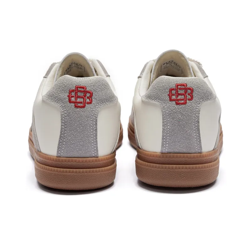 BUFFALO BOUND Slip Resistant Low Top Training Shoes Unisex White Gray-4