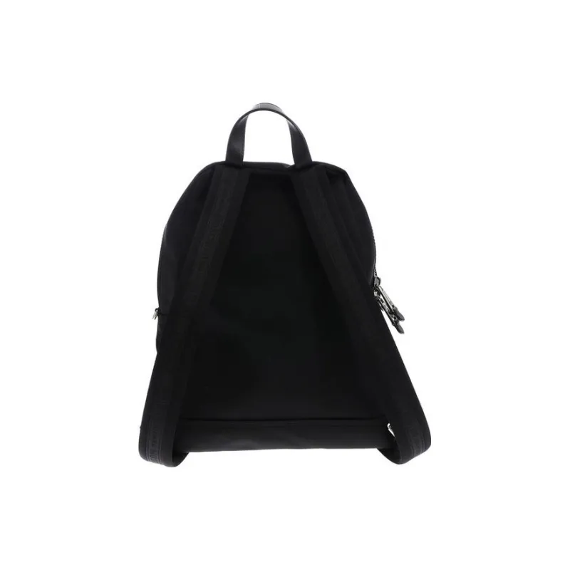 MOSCHINO Canvas With Leather Backpack Men's Black-2