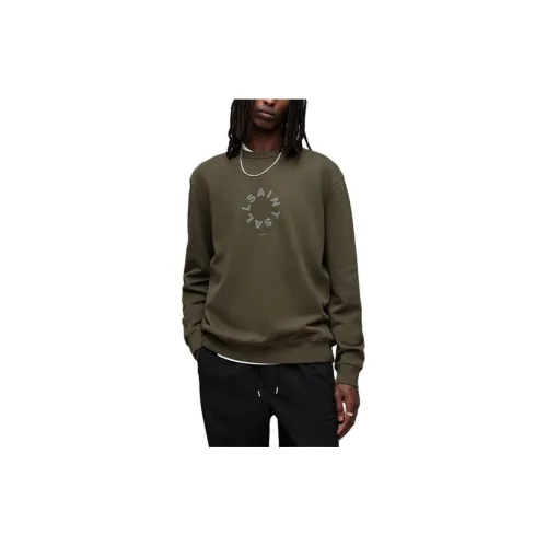 ALLSAINTS Sweatshirts Men Olive Green