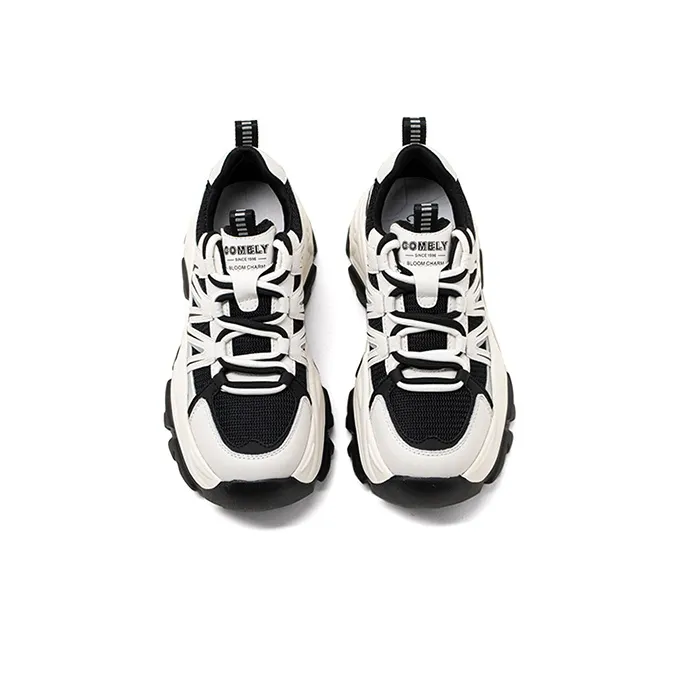 COMELY Breathable Low Top Chunky Sneakers Women's 7cm-6