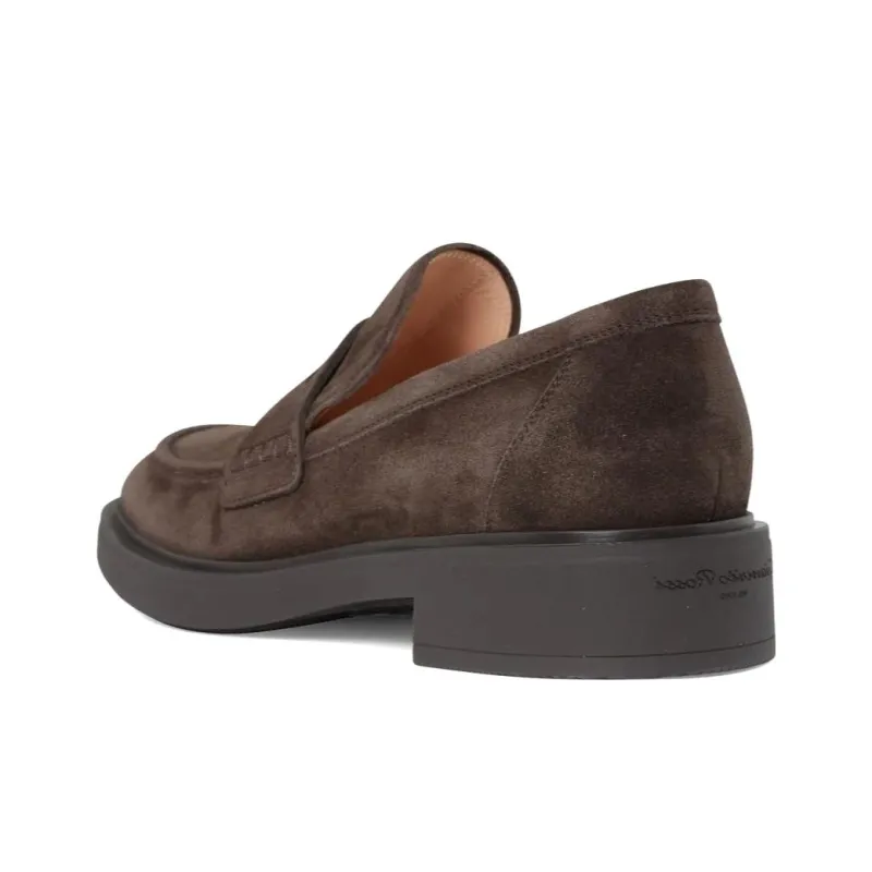 GIANVITO ROSSI Harris Round-toe Loafers-4