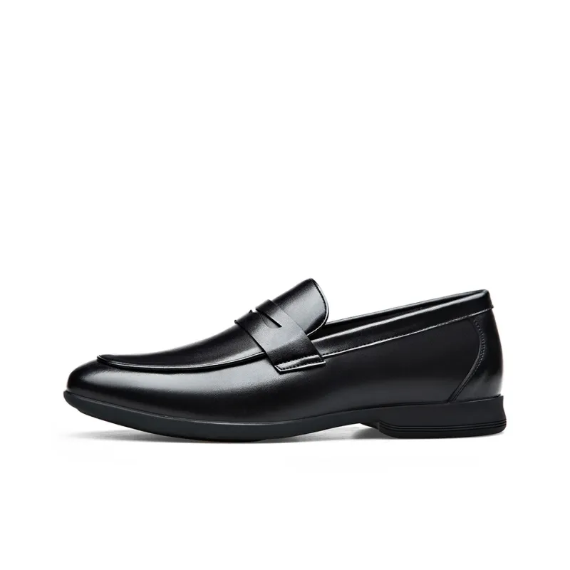 Romon Loafers Men Low Top Black-0
