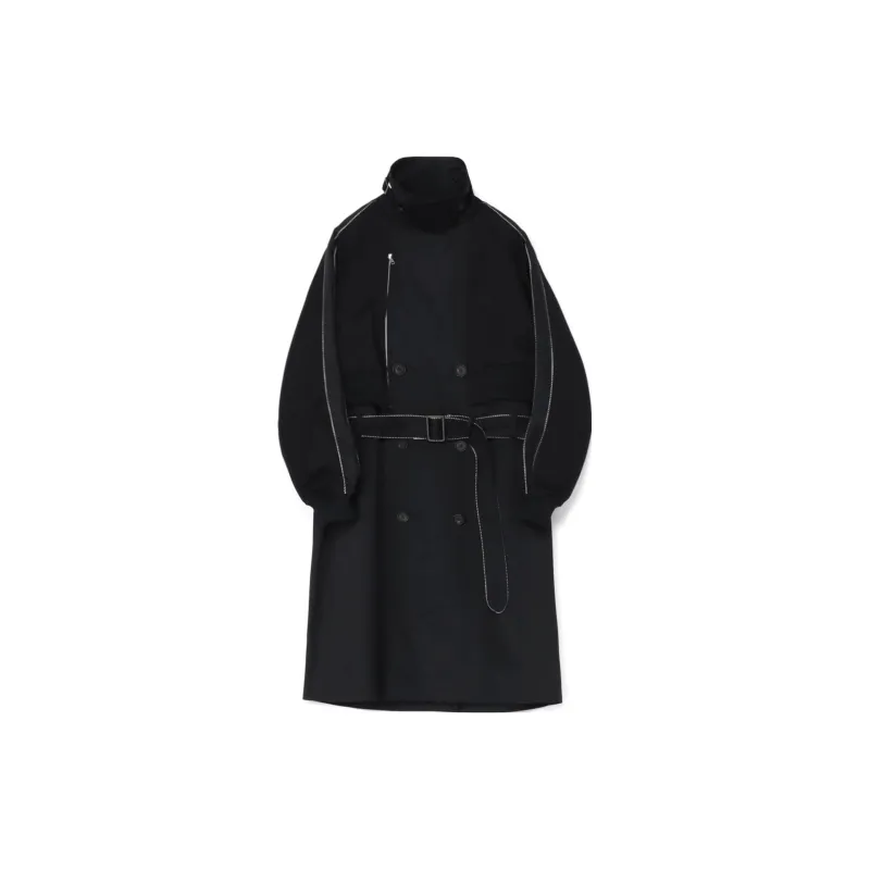 Yohji Yamamoto Coats Unisex Black-1