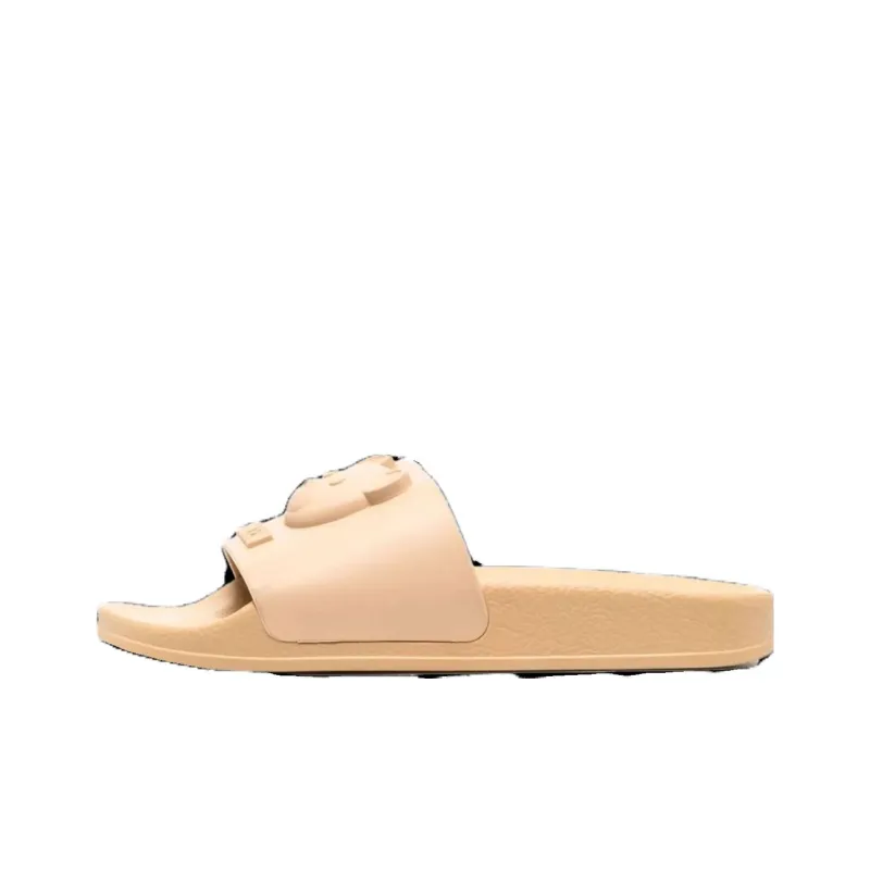 MOSCHINO Slide Slippers Women's Umber-0
