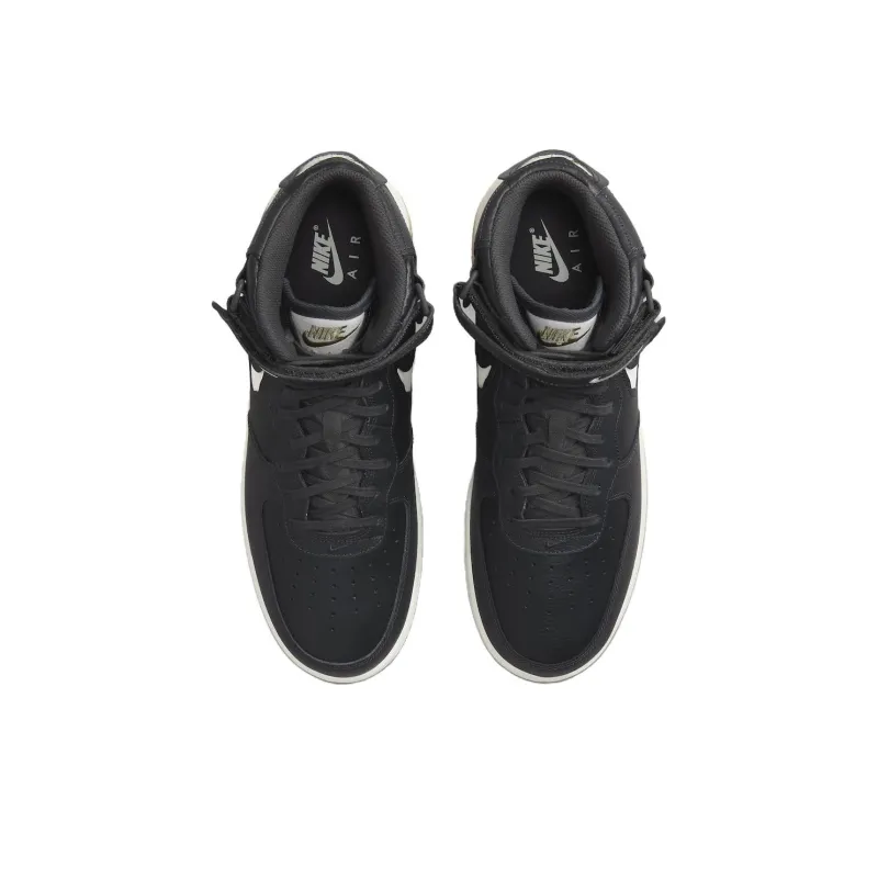 Nike Air Force 1 Mid Black White-3
