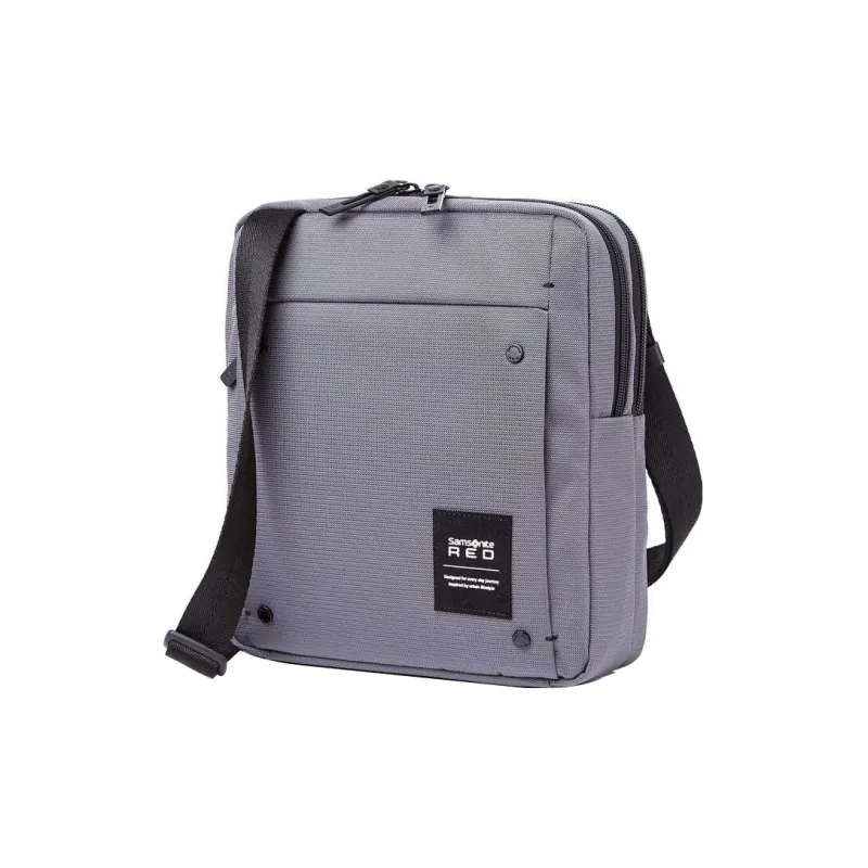 SAMSONITE Nylon Messenger Bag Shoulder Bag Crossbody Bag Men's Gray-1