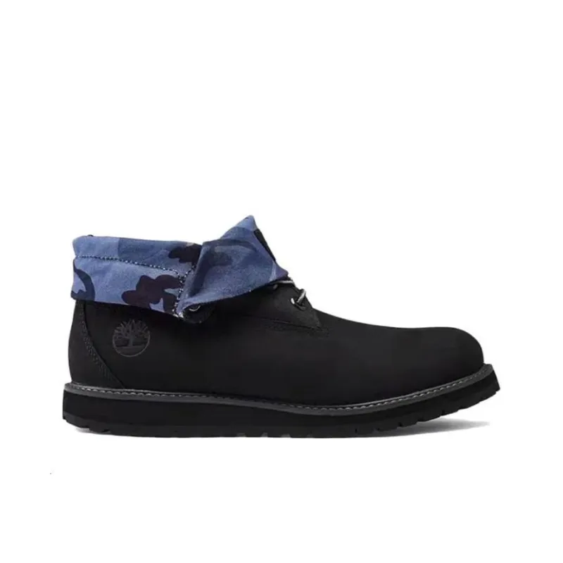 Timberland Roll Top Boots Basic 'Black Blue Camouflage'-1