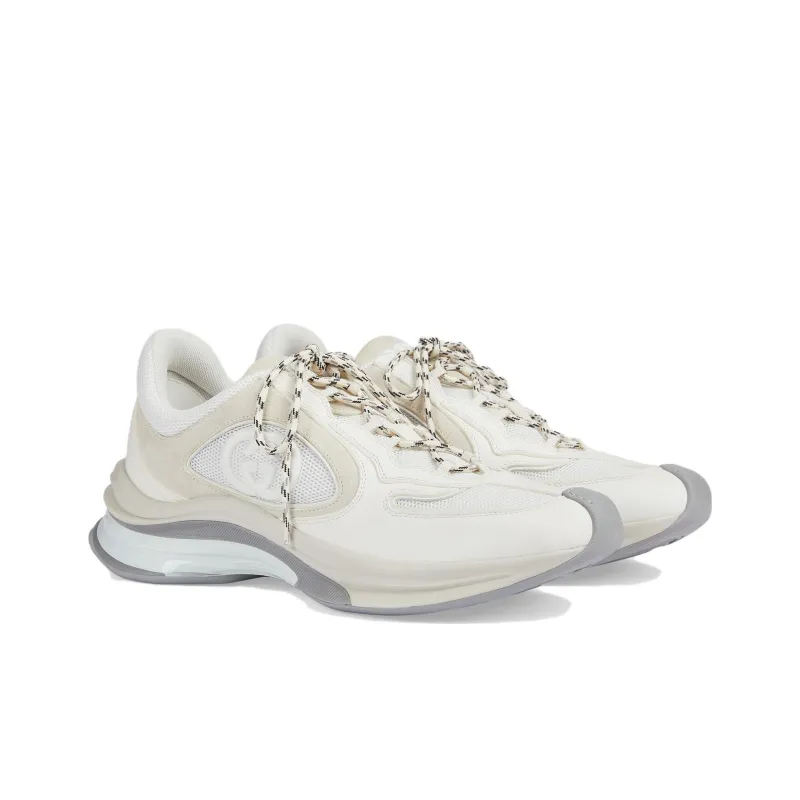 GUCCI Run Sneaker 'White Suede'-2