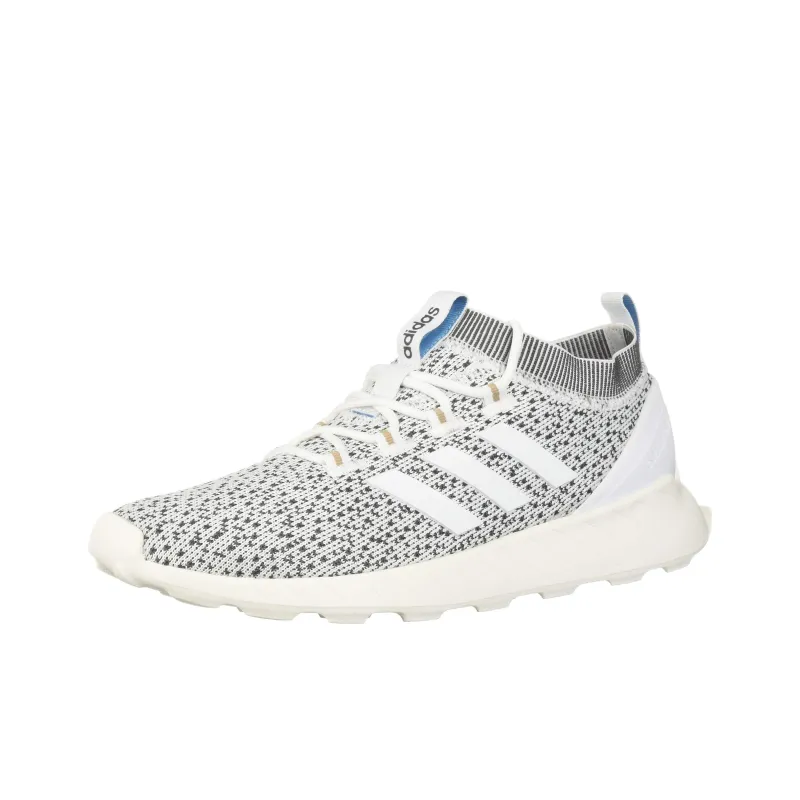 Adidas Questar Ride Cushioning Breathable Low-Top Running Shoes Men's White-0