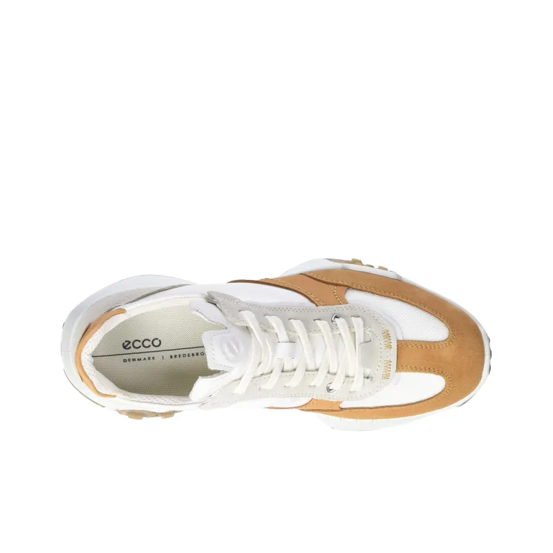 Ecco Casual Shoes Men Low Top White Brown-2